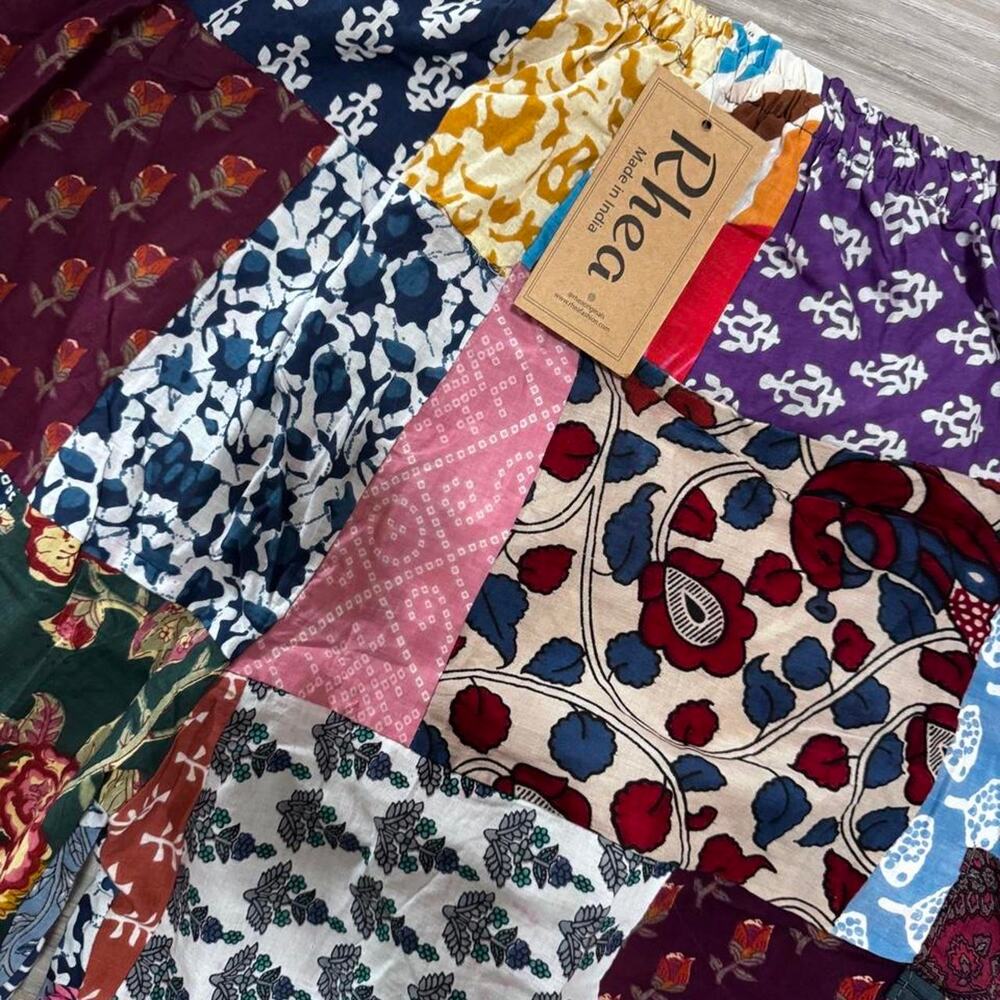 Colorful rhea patchwork jogger pants - Picture 4 of 8
